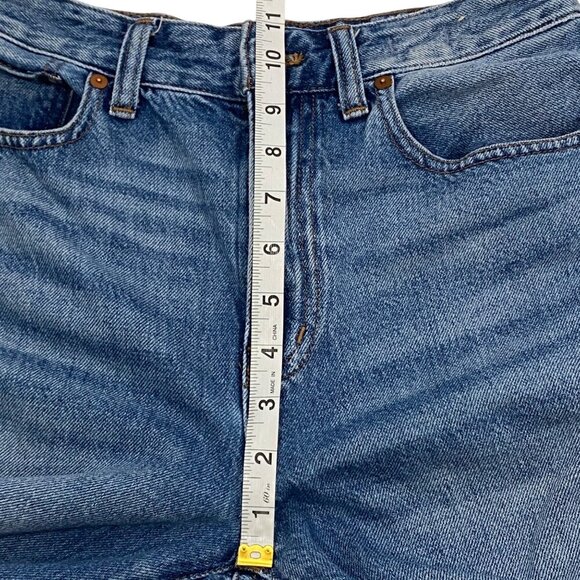 Madewell Curvy Baggy Straight Jeans mid Wash women’s 26 high rise - Picture 11 of 13